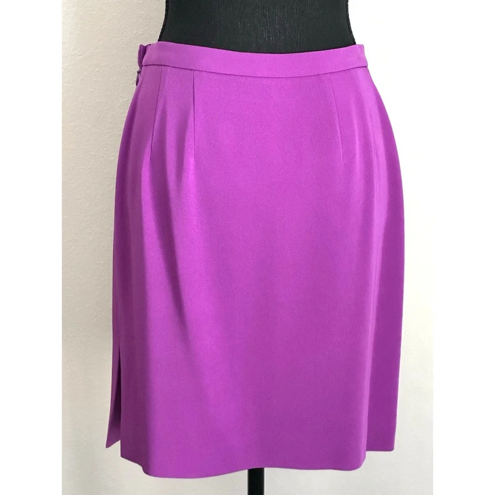 Gianna Women's‎ A-line Pencil Style Skirt Lilac Size (10)